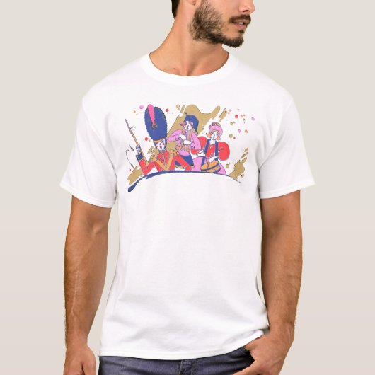 Mesmerized Drum Major met Zombie Crew T-shirt (Voorkant)