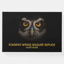 Mesmerizing Golden Eyes of a Spectacled Owl Gastenboek