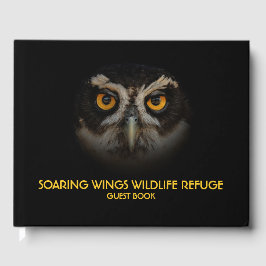 Mesmerizing Golden Eyes of a Spectacled Owl Gastenboek