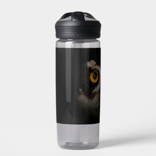 Mesmerizing Golden Eyes of a Spectacled Owl Waterfles (Voorkant)