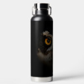 Mesmerizing Golden Eyes of a Spectacled Owl Waterfles (Voorkant)