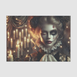 Mesmerizing Gothic Harlequin Decoupage Tissuepapier