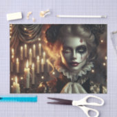 Mesmerizing Gothic Harlequin Decoupage Tissuepapier (Craft)