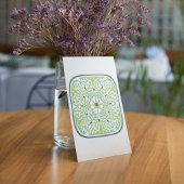 Mesmerizing Green Flowers Kaart