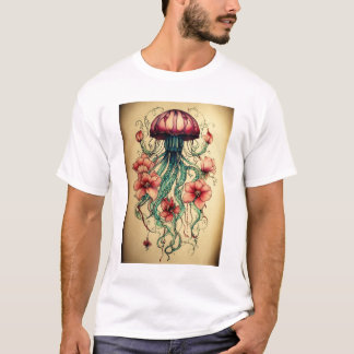 "Mesmerizing Jellyfish Design | op de oceaan geïns T-shirt