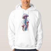 Mesmerizing Jellyfish Glow – Marine Life Art T-Shi Hoodie (Voorkant)
