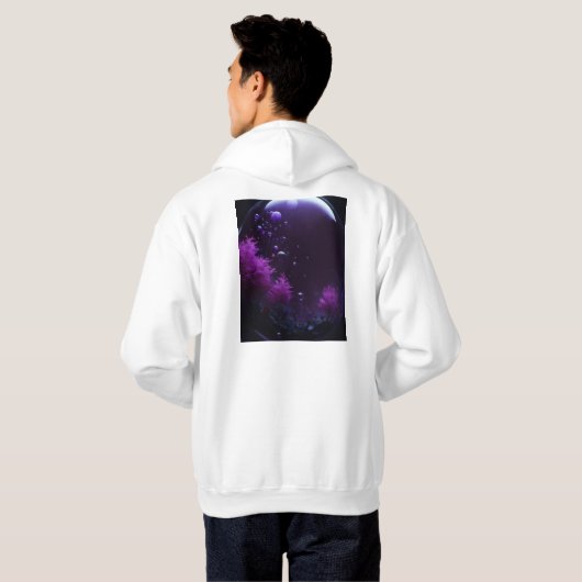 Mesmerizing Jellyfish–Mysterious Underwater Hoodie (Achterkant volledig)
