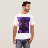 Mesmerizing Jellyfish–Mysterious Underwater World T-shirt (Voorkant volledig)