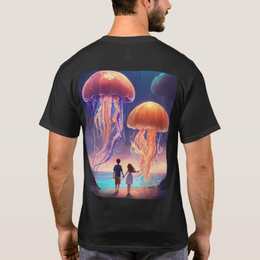 Mesmerizing Jellyfish T-Shirt (Achterkant)