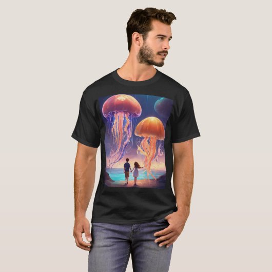 Mesmerizing Jellyfish T-Shirt (Voorkant volledig)