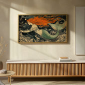 Mesmerizing Mermaid Illustration Poster