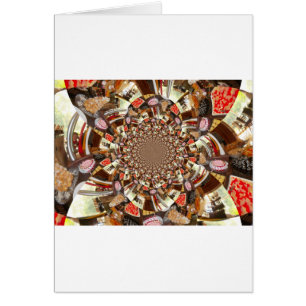 Mesmerizing Mozaïek van Sushi Bruine Kleuren