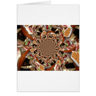 Mesmerizing Mozaïek van Sushi Bruine Kleuren