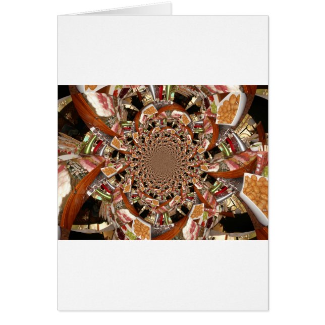 Mesmerizing Mozaïek van Sushi Bruine Kleuren (Voorkant)