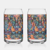 Mesmerizing Oceanic "Epochal Symmetry" 16oz glas (Achterkant)