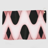 Mesmerizing Oriental Pink Waves Golfhanddoek (Horizontaal)