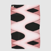 Mesmerizing Oriental Pink Waves Golfhanddoek (Voorkant)