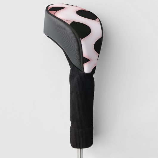 Mesmerizing Oriental Pink Waves Golfheadcover (Schuin)