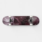 Mesmerizing Purple Stars and Smoke Skateboard (Horizontaal)