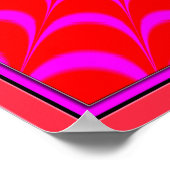 Mesmerizing Red Pink Poster (Hoek)