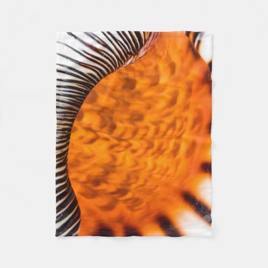 Mesmerizing seashell fleece deken (Voorkant)