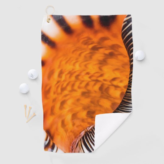 Mesmerizing seashell golfhanddoek (Insitu)