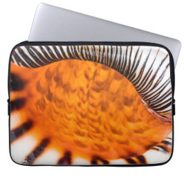 Mesmerizing seashell laptop sleeve