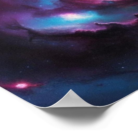 Mesmerizing Spiral Galaxy: Cosmic Vortex Poster (Hoek)