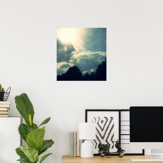 MESMERIZING SUN poster (Thuiskantoor)