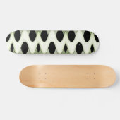Mesmerizing Waves Creëer Moderne Design Green Persoonlijk Skateboard (Horizontaal)