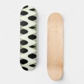 Mesmerizing Waves Creëer Moderne Design Green Persoonlijk Skateboard (Voorkant)