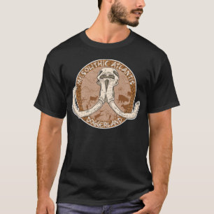 Mesolithic Atlantis Doggerland Mammoth Tusks T-shirt