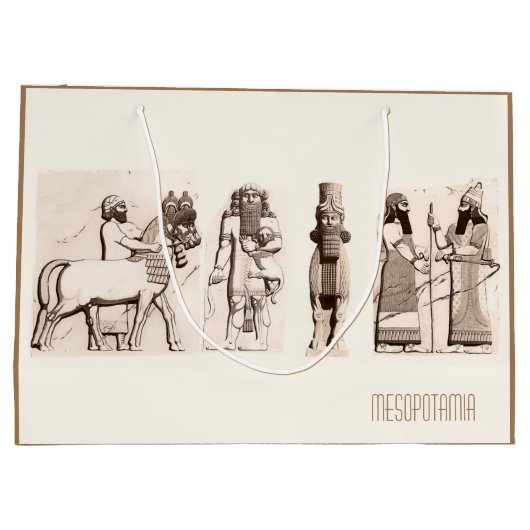 Mesopotamia geschenkzak groot cadeauzakje (Achterkant)