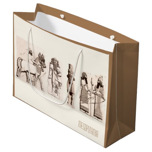 Mesopotamia geschenkzak groot cadeauzakje (Voorkant Gekanteld)