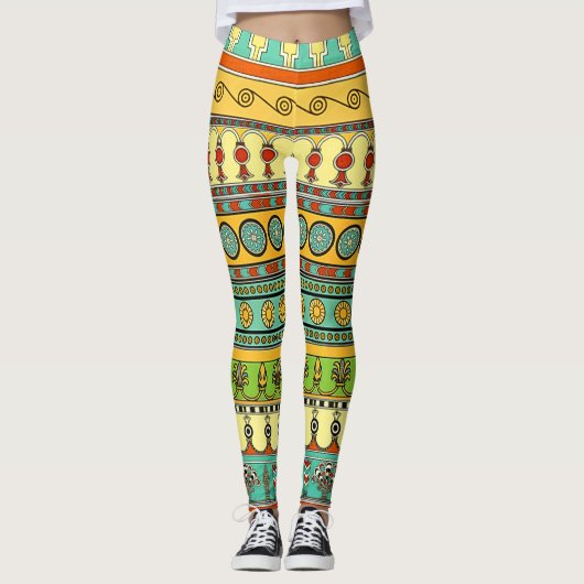 Mesopotamian Artwork Leggings (Voorkant)