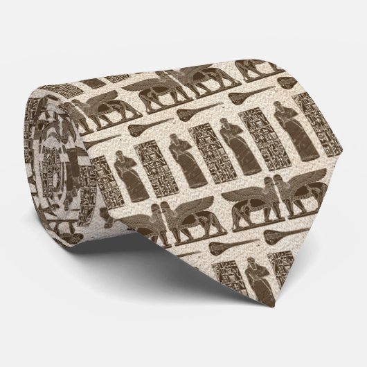 Mesopotamisch zandduin-Stropdas Stropdas (Opgerold)