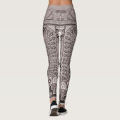 Mesopotamische kunst leggings (Achterkant)