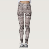 Mesopotamische kunst leggings (Voorkant)