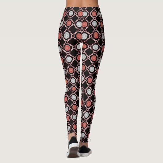 Mesopotamische kunst leggings (Achterkant)