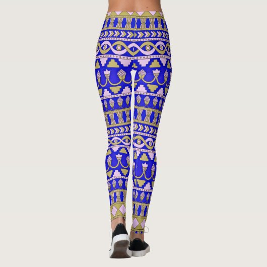 Mesopotamische kunst leggings (Achterkant)
