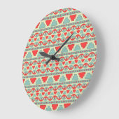 Mesopotamische stam: naadloos etnisch ontwerp. grote klok (Hoek)