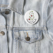 Mesothelioma Bloemlint 1 Ronde Button 5,7 Cm (In situ)