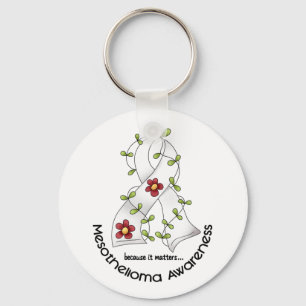 Mesothelioma Bloemlint 1 Sleutelhanger