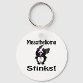 Mesothelioma Stinks Skunk Awareness Design Sleutelhanger (Voorkant)