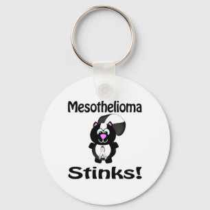 Mesothelioma Stinks Skunk Awareness Design Sleutelhanger