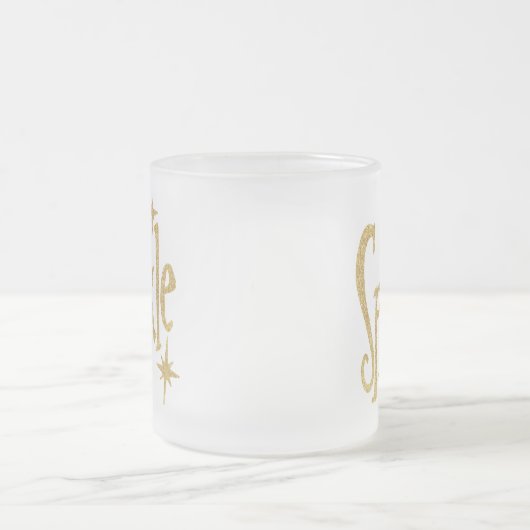 Mesp in Gold Matglas Koffiemok (Center)