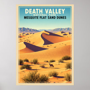 Mesquite Flat Sand Dunes Death Valley V01 Poster