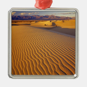 Mesquite Flat zandduinen in Death Valley Metalen Ornament
