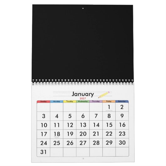 Mess Kalender (Jan 2027)