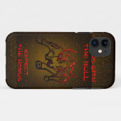 MESS MET DE BULL VERWACHT DE HORNEN Case-Mate iPhone CASE (Achterkant (horizontaal))